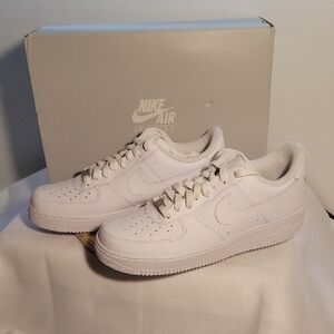 Nike Air Force 1 Men's All-White Sneakers
